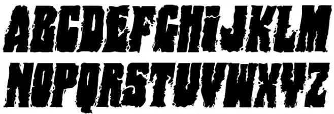 Bog Beast Italic Fonte MAIÚSCULAS