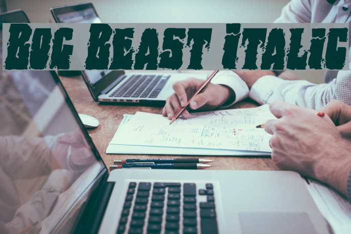 Bog Beast Italic Example 3