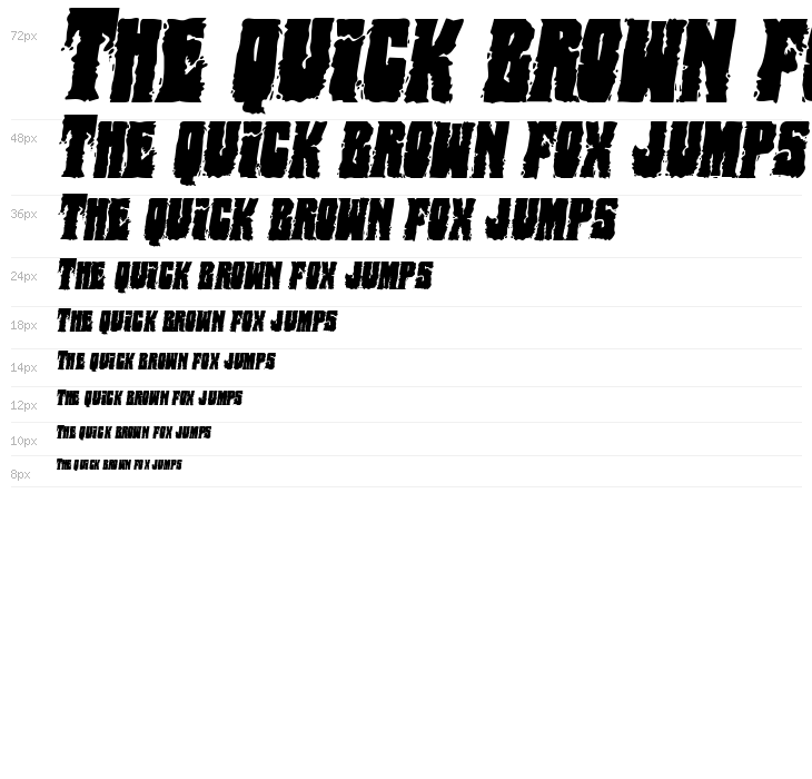 Bog Beast Italic Waterfall