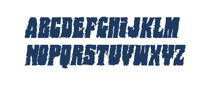 Bog Beast Italic Lowercase