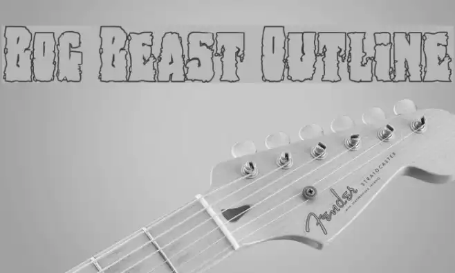 Bog Beast Outline Example 1