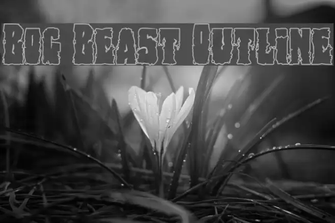 Bog Beast Outline Example 2