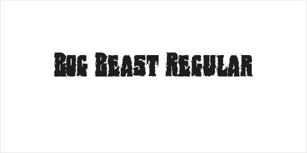 Bog Beast Regular Logo