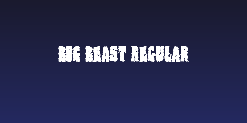 Bog Beast Regular Social Header
