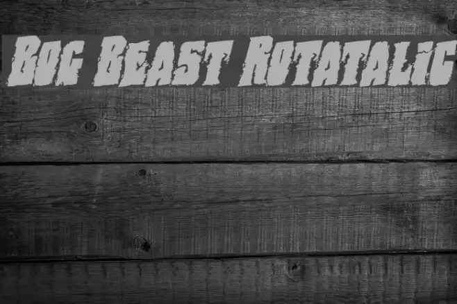 Bog Beast Rotatalic Example 1