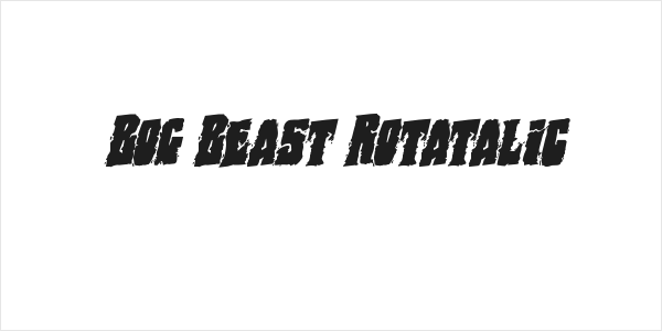 Bog Beast Rotatalic Logo
