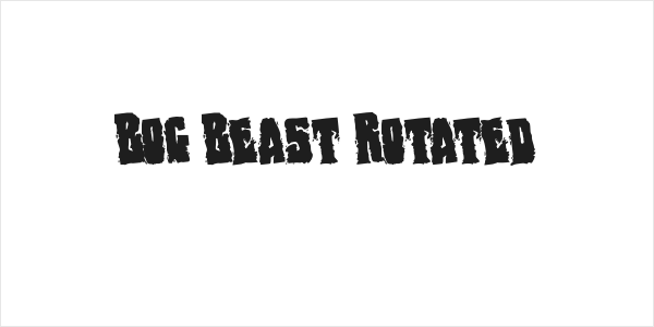 Bog Beast Rotated Logo
