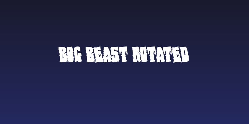 Bog Beast Rotated Social Header
