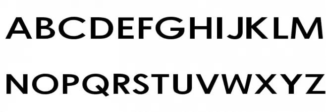 Bog Standard Schriftart Groß