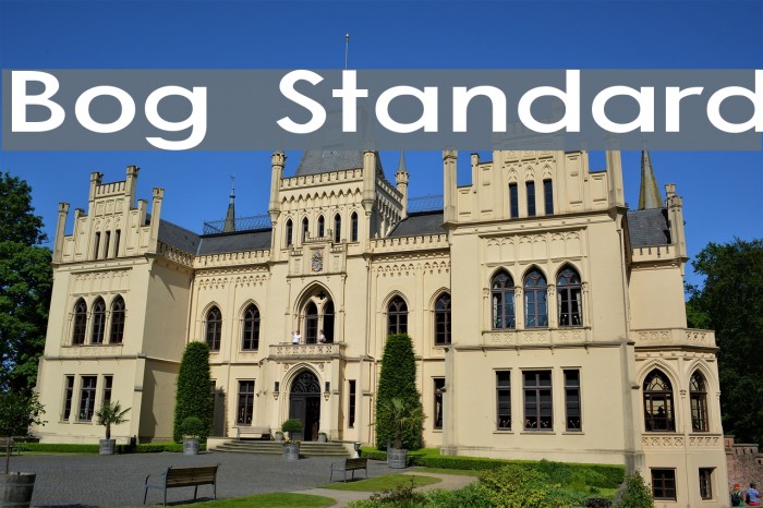 Bog Standard Caratteri examples