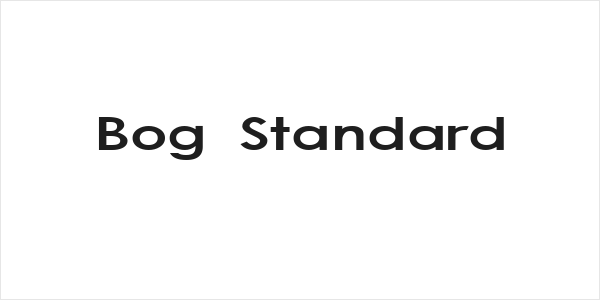 Bog Standard Logo