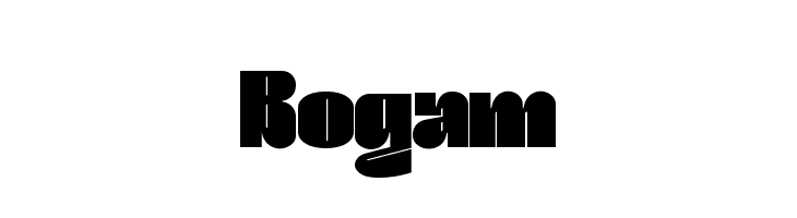 Bogam  免费字体下载