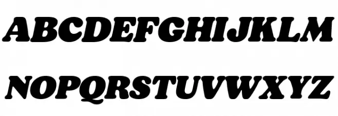 Bogart Trial Black Italic Polices MAJUSCULES
