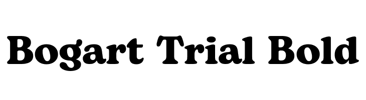 Bogart Trial Bold  नि: शुल्क फ़ॉन्ट्स डाउनलोड