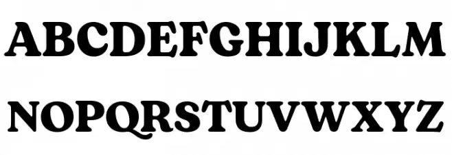 Bogart Trial Bold Schriftart Groß