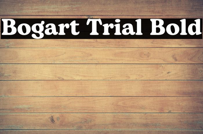 Bogart Trial Bold Example 3