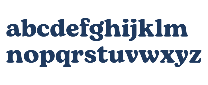 Bogart Trial Bold Lowercase