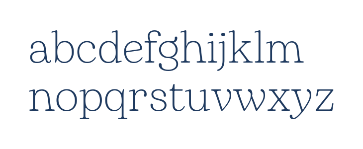 Bogart Trial Extralight Lowercase