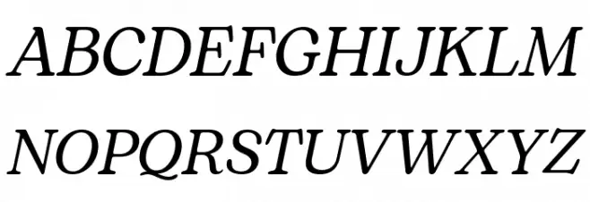 Bogart Trial Italic خط أحرف كبيرة