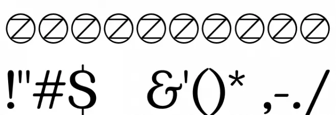 Bogart Trial Regular Font OTHER CHARS