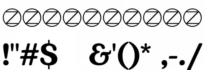 Bogart Trial Semibold Font OTHER CHARS