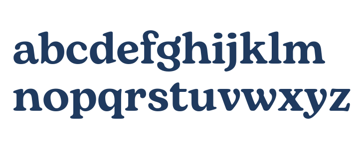 Bogart Trial Semibold Lowercase