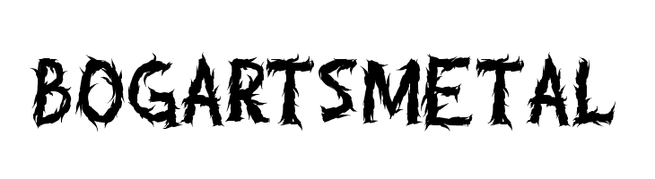 Bogarts Metal  नि: शुल्क फ़ॉन्ट्स डाउनलोड