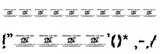 Bogarts Metal Font OTHER CHARS