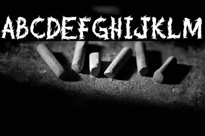 Bogarts Metal Font examples