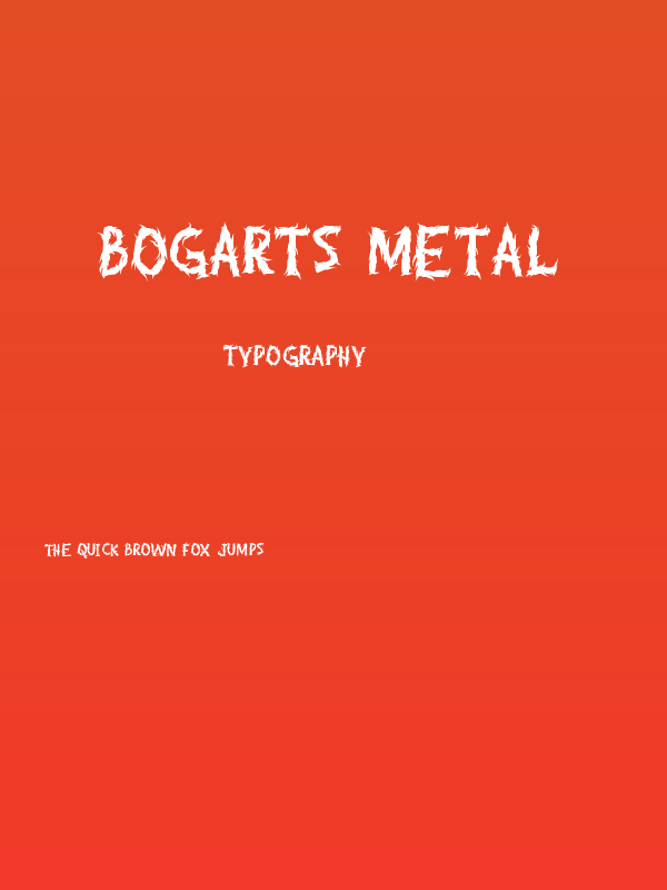 Bogarts Metal Poster