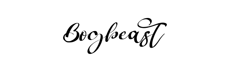 Bogbeast  免费字体下载