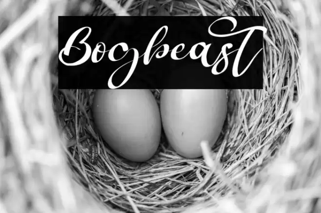 Bogbeast Font examples