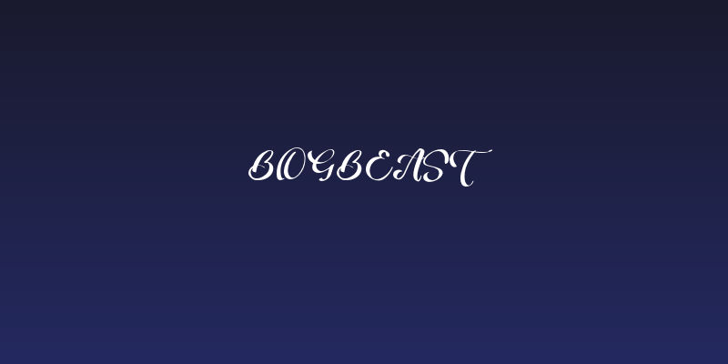 Bogbeast Social Header