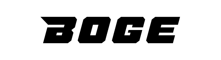 Boge  Free Fonts Download