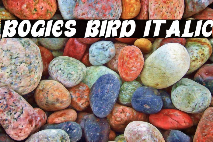 Bogies Bird Italic Example 3