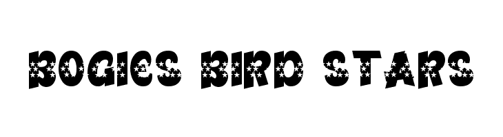 Bogies Bird Stars  Free Fonts Download