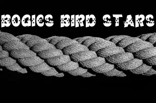Bogies Bird Stars Font examples