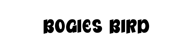Bogies Bird  Free Fonts Download