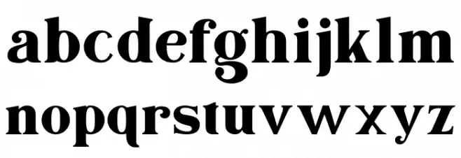 Bogota Bold Personal Use Font LOWERCASE