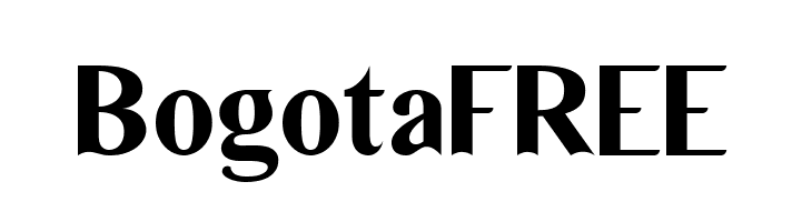 BogotaFREE  baixar fontes gratis
