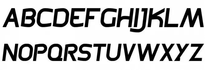 Bogotana!` Bold-Italic फ़ॉन्ट अपरकेस