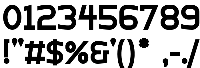 Bogotana!` Bold Font OTHER CHARS