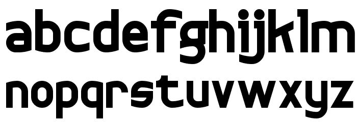 Bogotana!` Bold Font LOWERCASE
