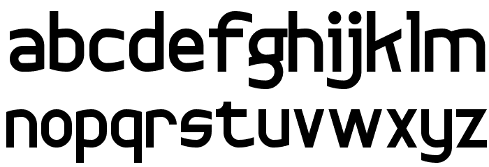 Bogotana!` Font LOWERCASE