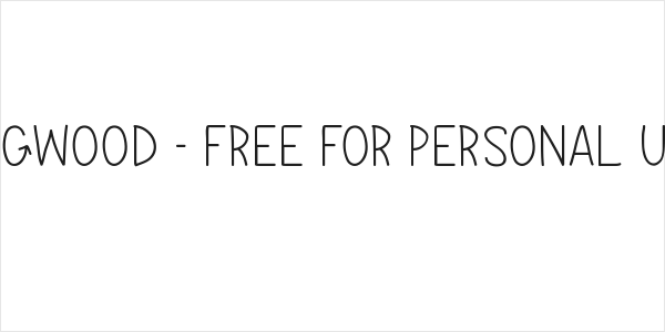 Bogwood - Free For Personal Use Logo