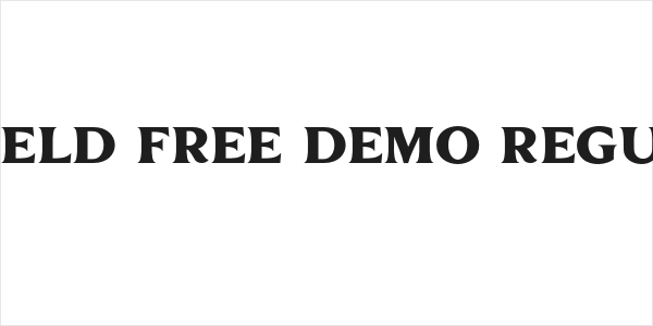 Boheld Free DEMO Regular Logo