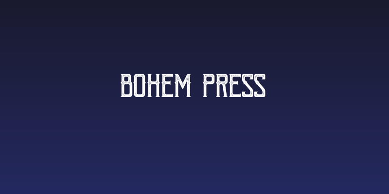 Bohem Press Social Header