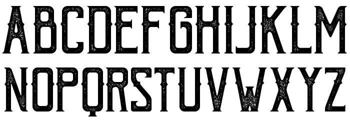 BohemPress Font LOWERCASE