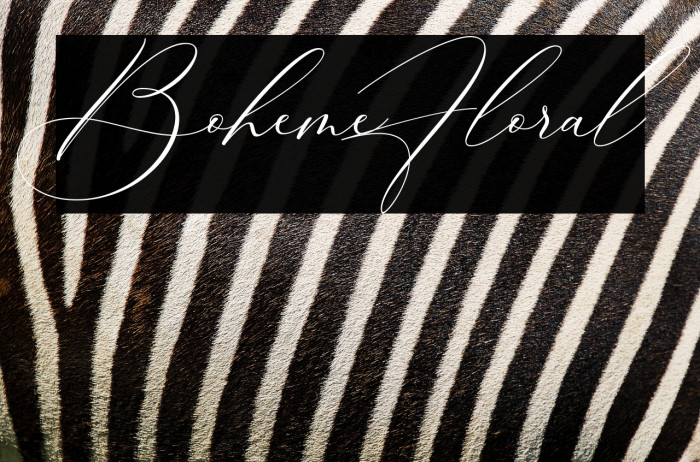 BohemeFloral Example 1