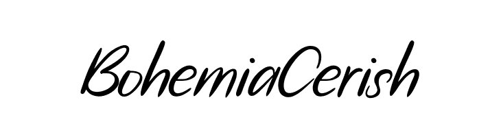 Bohemia Cerish  font caratteri gratis